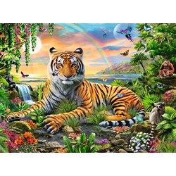 Ravensburger (12896) - "Jungle Tiger" - 300 pieces puzzle