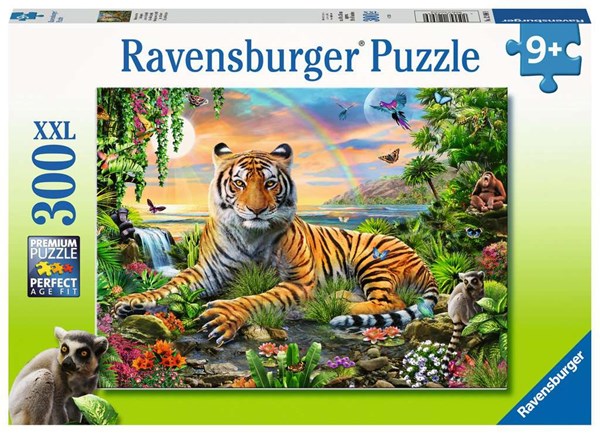 Ravensburger (12896) - "Jungle Tiger" - 300 pieces puzzle