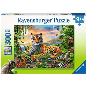Ravensburger (12896) - "Jungle Tiger" - 300 pieces puzzle