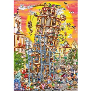D-Toys (86121) - "Pisa Tower" - 1000 pieces puzzle