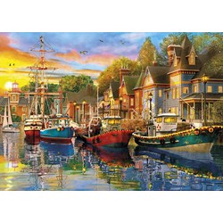 Gibsons (G5054) - Dominic Davison: "Sails at Sunset" - 500 pieces puzzle