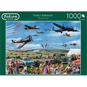 Falcon (11195) - Marcello Corti: "Family Airshow" - 1000 pieces puzzle