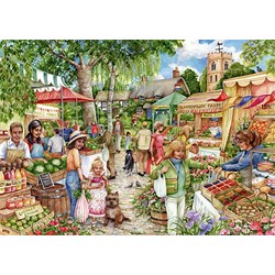 Falcon (11244) - Debbie Cook: "Farmer's Market" - 1000 pieces puzzle