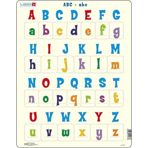 Larsen (LS1426) - "All the upper and lower case letter" - 26 pieces puzzle