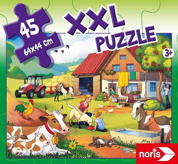 Noris (606031565) - "On a Farm" - 45 pieces puzzle