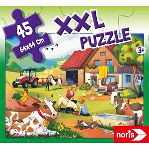 Noris (606031565) - "On a Farm" - 45 pieces puzzle