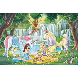 Schmidt Spiele (56304) - "Picnic of the Elves" - 200 pieces puzzle
