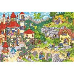 Schmidt Spiele (56311) - "The Land of Fairytale" - 100 pieces puzzle