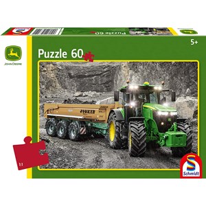 Schmidt Spiele (56314) - "John Deere Tractor" - 60 pieces puzzle