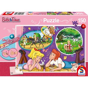 Schmidt Spiele (56321) - "Bibi and Tina, Girlfriends Forever" - 150 pieces puzzle