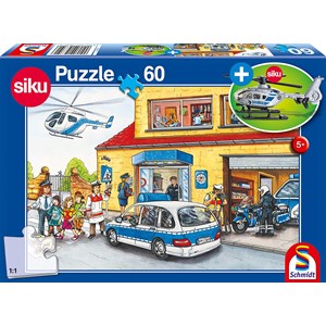 Schmidt Spiele (55599) - Playmobil Tin - 60 100 pieces puzzle