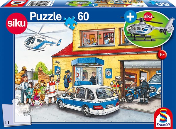 Schmidt Spiele (56351) - "Helicopter Puzzle" - 60 pieces puzzle