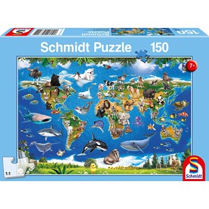 Schmidt Spiele (56355) - "Animal World" - 150 pieces puzzle