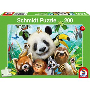 Schmidt Spiele (56359) - "Animal" - 200 pieces puzzle