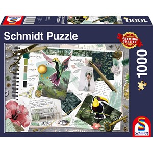 Schmidt Spiele (58354) - "Mood Board" - 1000 pieces puzzle