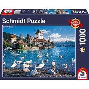 Schmidt Spiele (58367) - "Swans Shore" - 1000 pieces puzzle