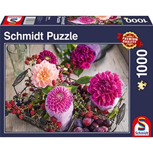 Schmidt Spiele (58369) - "Berries and Flowers" - 1000 pieces puzzle