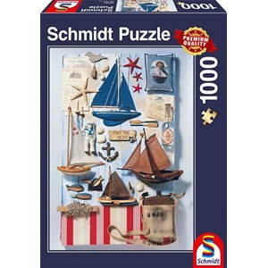 Schmidt Spiele (58381) - "Maritimes Potpourri" - 1000 pieces puzzle