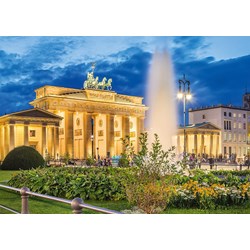 Schmidt Spiele (58385) - "Brandenburg Gate, Berlin" - 1000 pieces puzzle