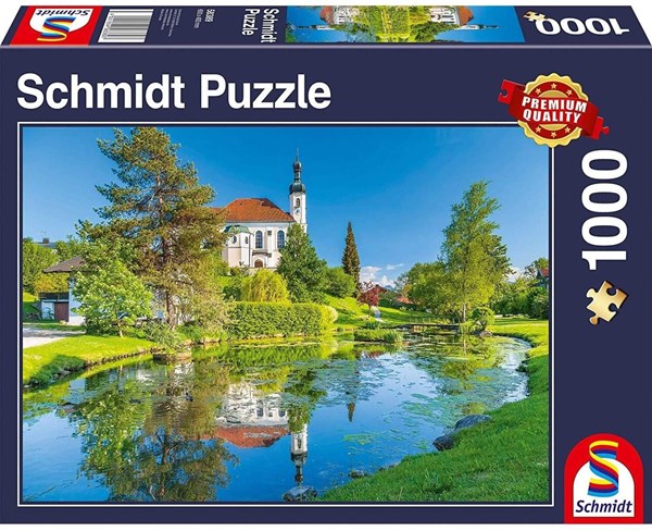 Schmidt Spiele (58389) - "Breitbrunn, Chiemgau" - 1000 pieces puzzle