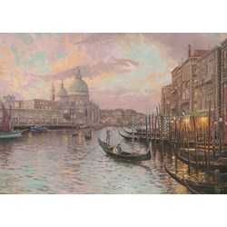 Schmidt Spiele (59499) - Thomas Kinkade: "In The Streets of Venice" - 1000 pieces puzzle