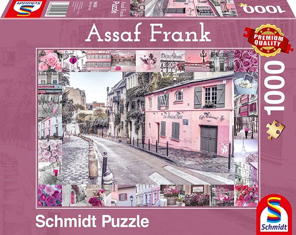 Schmidt Spiele (59630) - Assaf Frank: "Romantic Travel" - 1000 pieces puzzle