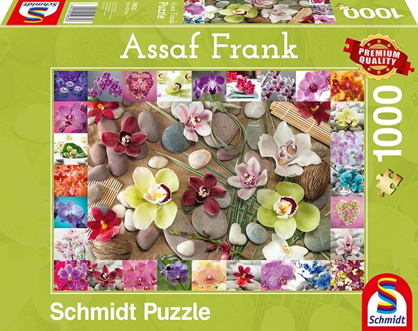 Schmidt Spiele (59632) - Assaf Frank: "Orchids" - 1000 pieces puzzle