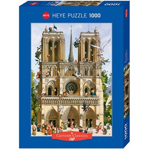 Heye (29905) - Jean-Jacques Loup: "Vive Notre Dame!" - 1000 pieces puzzle