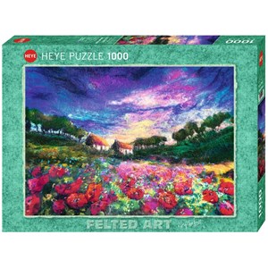 Heye (29917) - "Sundown Poppies" - 1000 pieces puzzle