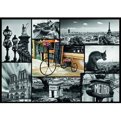 Trefl (102796) - "Montage Paris" - 1000 pieces puzzle