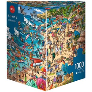 Heye (29922) - "Seashore" - 1000 pieces puzzle