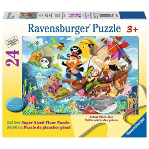 Ravensburger (03042) - "Land Ahoy!" - 24 pieces puzzle