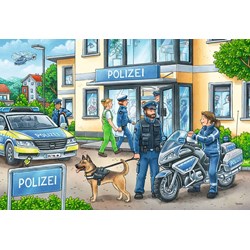 Ravensburger (05031) - "Police at Work" - 24 pieces puzzle
