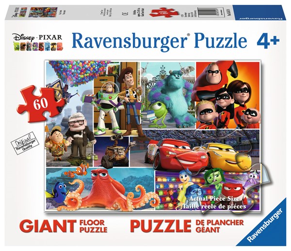 Ravensburger (05547) - "Pixar Friends" - 60 pieces puzzle