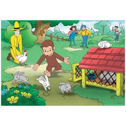 Ravensburger (05549) - "Curious George, Fun Giant" - 24 pieces puzzle