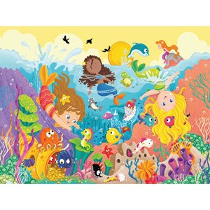 Ravensburger (05559) - "Splashing Mermaids" - 24 pieces puzzle