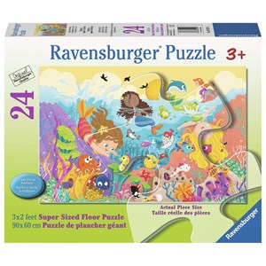 Ravensburger (05559) - "Splashing Mermaids" - 24 pieces puzzle