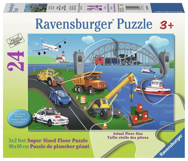 Ravensburger (05561) - "A Day On The Job" - 24 pieces puzzle