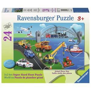 Ravensburger (05561) - "A Day On The Job" - 24 pieces puzzle