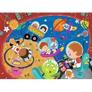 Ravensburger (08677) - "Recess in Space!" - 60 pieces puzzle