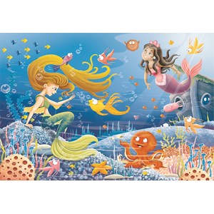Ravensburger (09638) - "Mermaid Tales" - 60 pieces puzzle