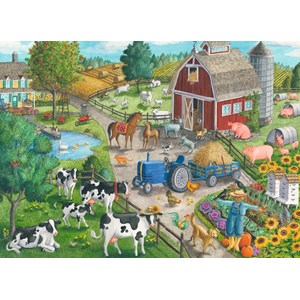 Schmidt Spiele (56040) - Playmobil On the Farm - 60 pieces puzzle