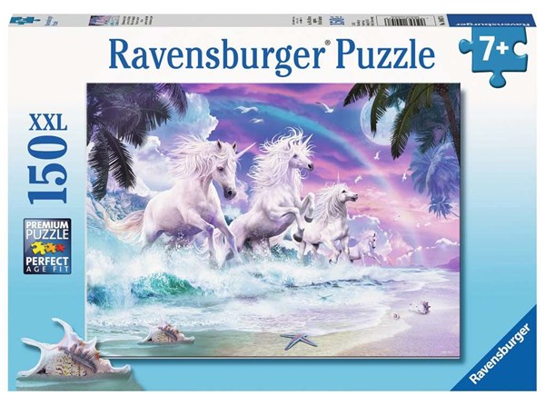 Ravensburger (10057) - "Unicorn Beach" - 150 pieces puzzle