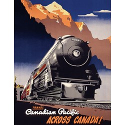 Eurographics (8104-0324) - "Travel CP Across Canada" - 100 pieces puzzle