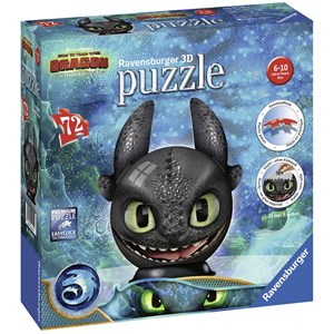 Ravensburger (11145) - "DreamWorks, Dragon" - 72 pieces puzzle
