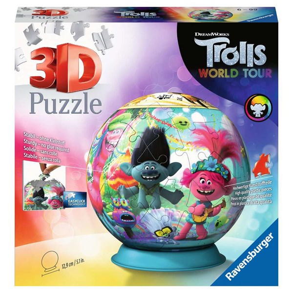 Ravensburger (11169) - "Trolls 2, World Tour" - 72 pieces puzzle