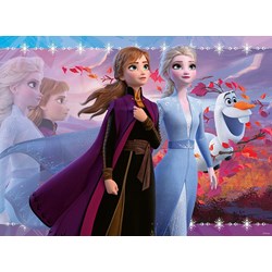Ravensburger (12868) - "Disney Frozen 2, Strong Sisters" - 100 pieces puzzle