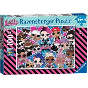 Ravensburger (12882) - "LOL Surprise" - 100 pieces puzzle