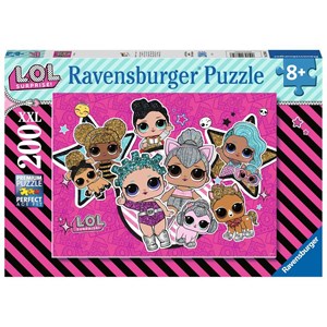 Ravensburger (12884) - "LOL Surprise, Girl Power" - 200 pieces puzzle