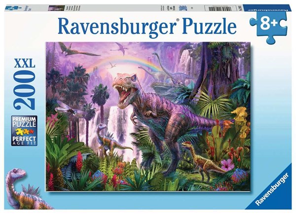 Ravensburger (12892) - "King of The Dinosaurs" - 200 pieces puzzle
